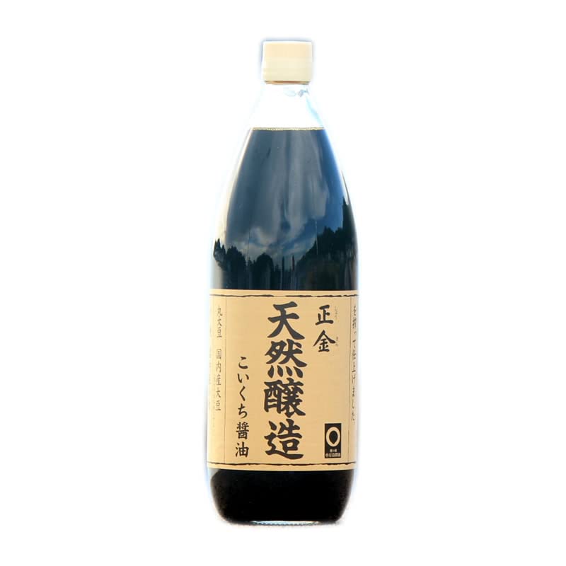 正金醤油 天然醸造こいくち醤油 1000mlの商品画像（パッケージ）