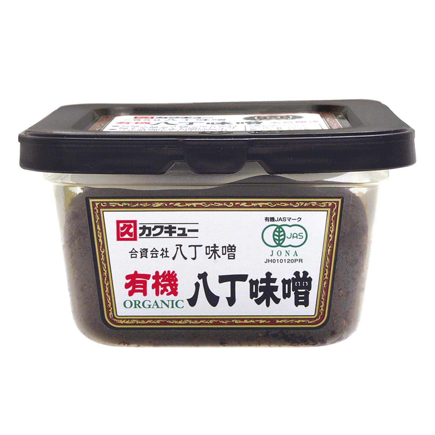 カクキュー 有機八丁味噌カップ 300gの商品画像（パッケージ）