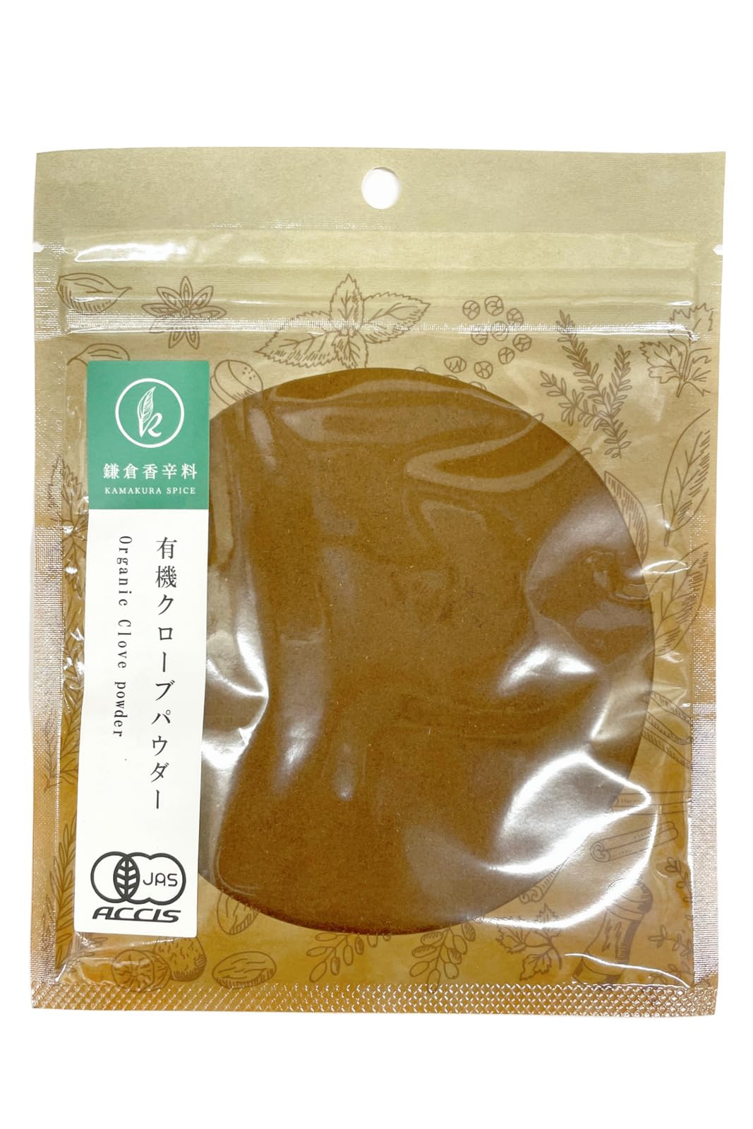 鎌倉香辛料 クローブパウダー 40gの商品画像（パッケージ）