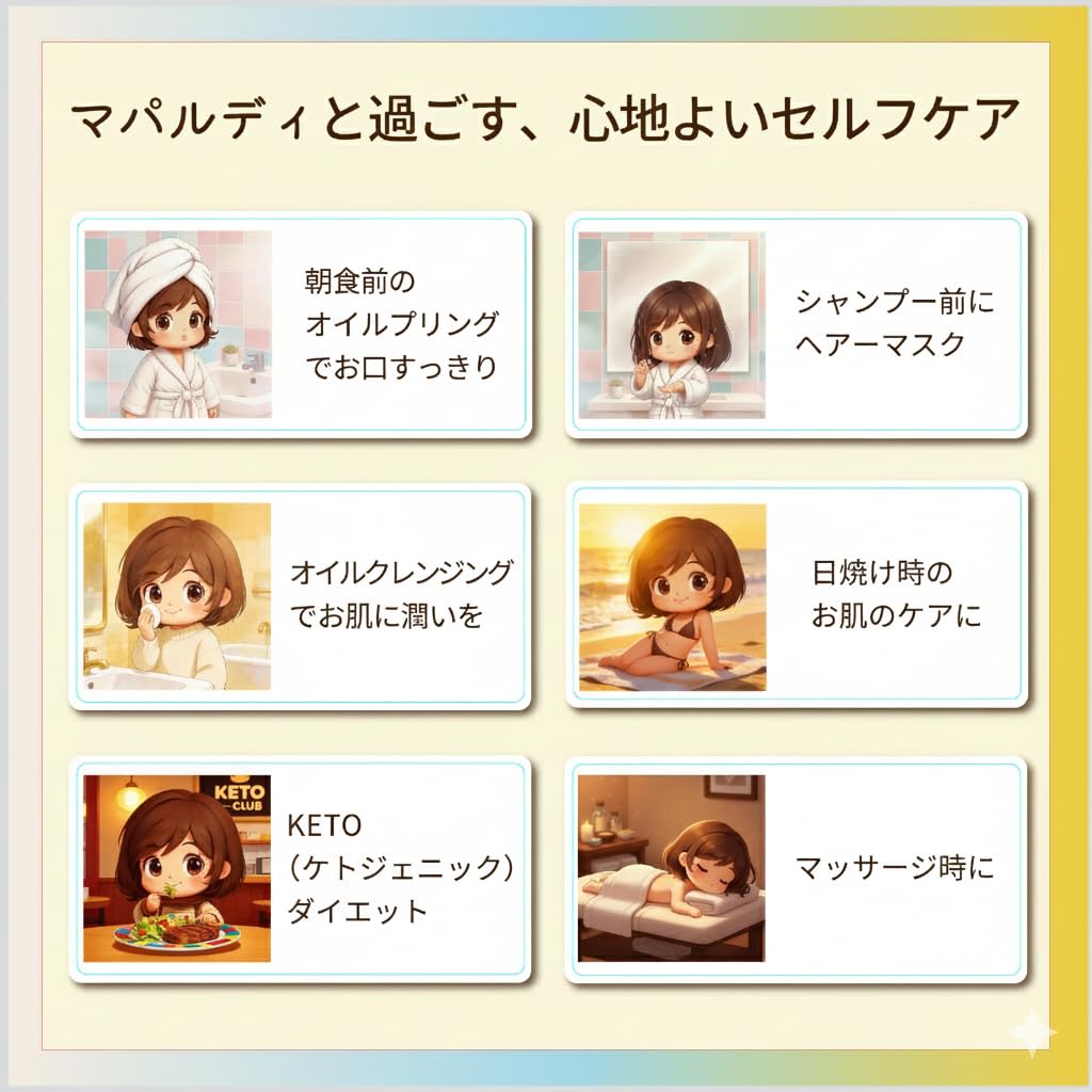 Maparudii 有機エクストラバージンココナッツオイル 200mlの商品画像5