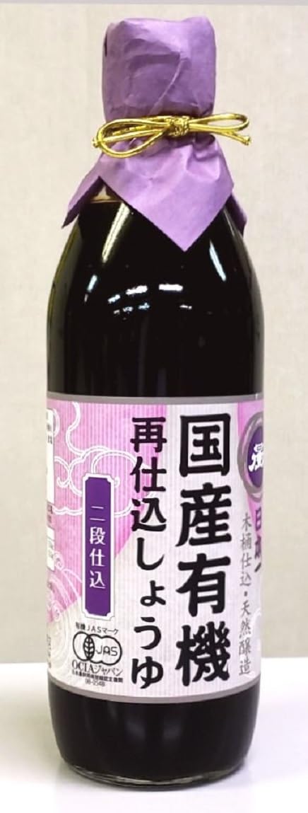日本一 国産有機再仕込しょうゆ 500mlの商品画像2
