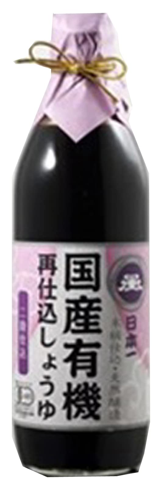 日本一 国産有機再仕込しょうゆ 500mlの商品画像（パッケージ）