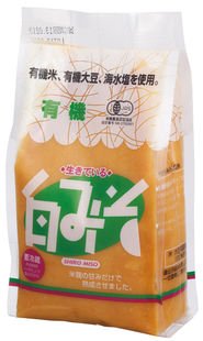 オーサワジャパン 有機白みそ 冷蔵 500gの商品画像（パッケージ）