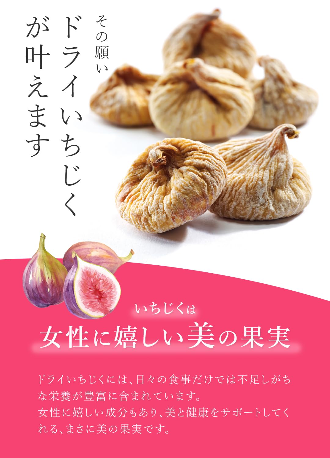 San'ta Rosa 有機ドライいちじく 100gの商品画像3
